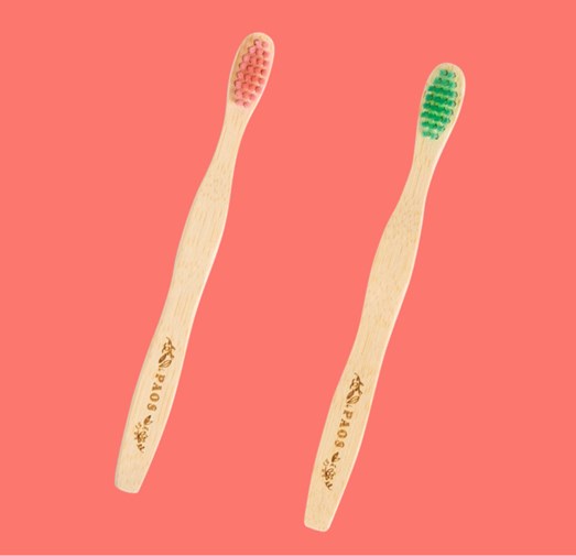 Brosse à dents enfant en bambou 