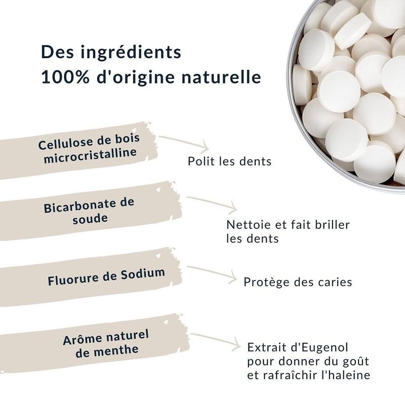 DENTIFRICE SOLIDE EN PASTILLES (60) 2