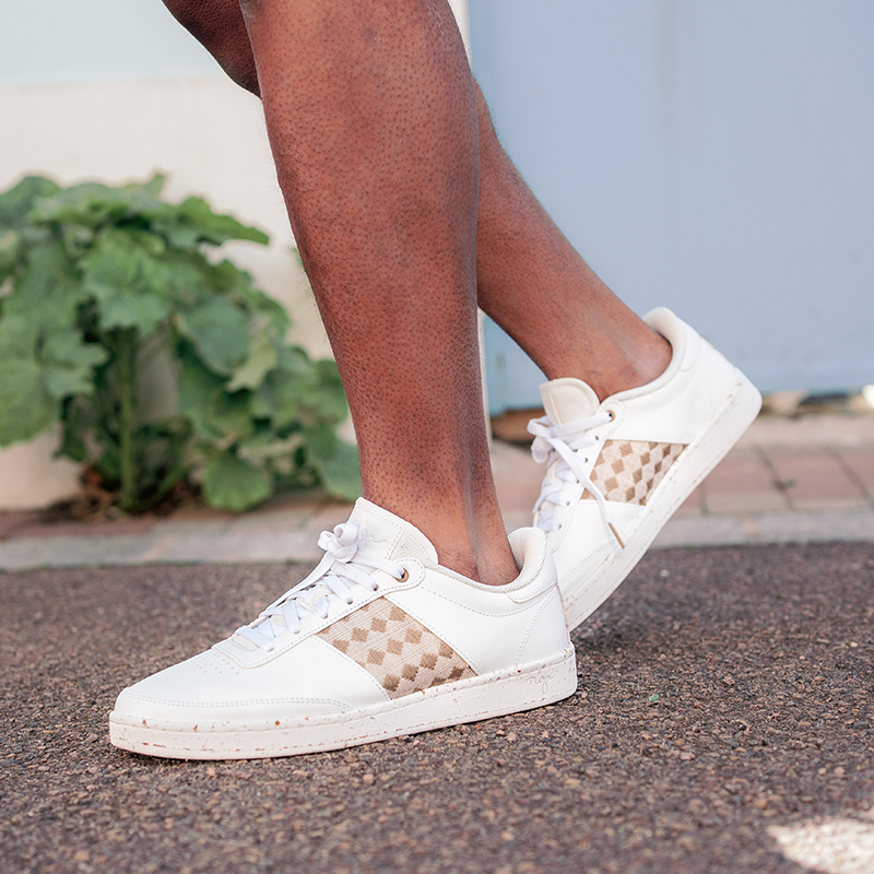 Basket recyclée en cuir - N’go 6