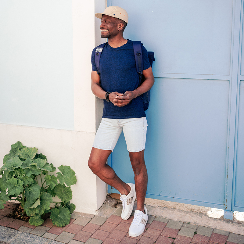 Basket recyclée en cuir - N’go 7