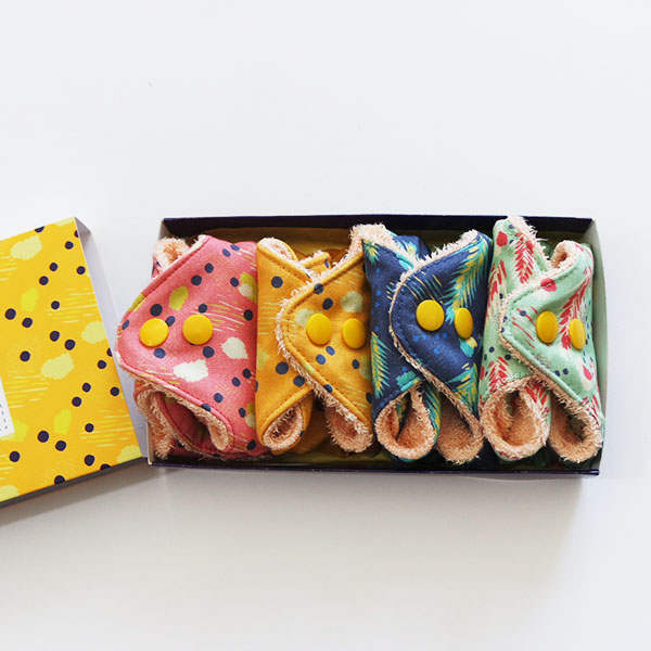 serviettes hygiéniques lavables bio