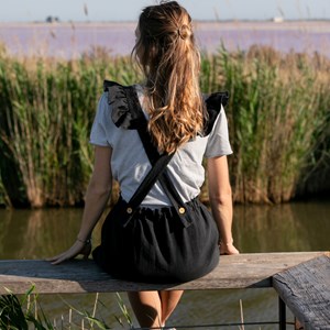 Robe Salopette - 100% Lin - Lauriane