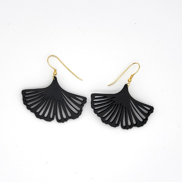 Boucles d'oreilles gingko
