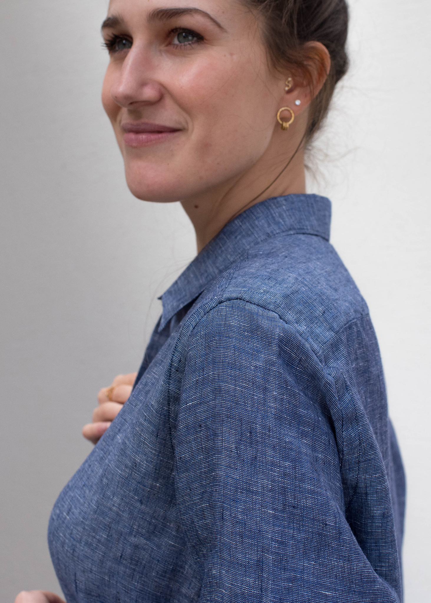 CHEMISE ESSENTIELLE EN LIN - Chambray Bleu 3