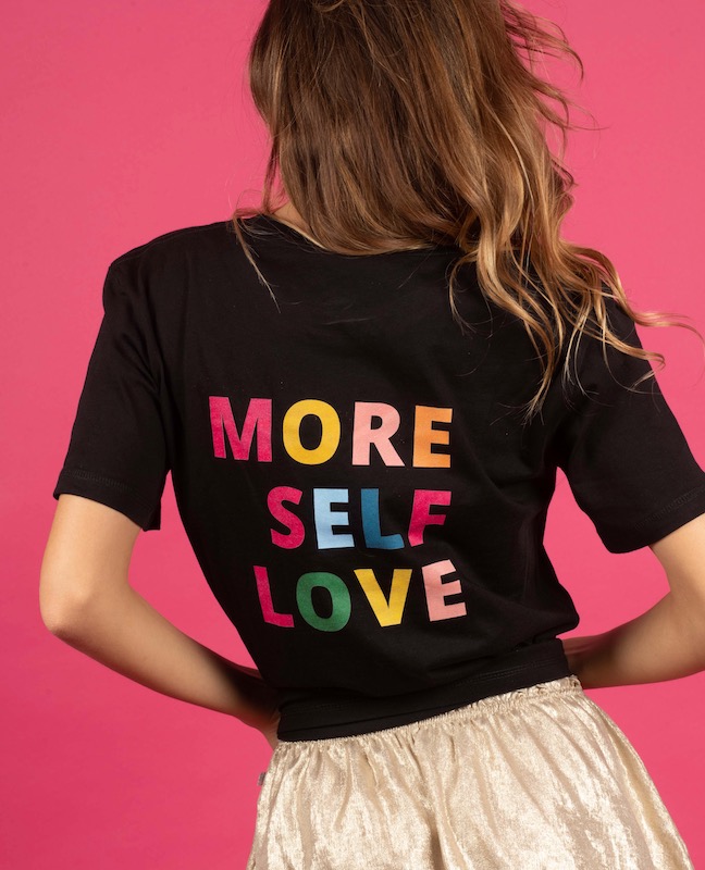 T-shirt noir - More Self Love  4