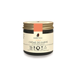 Crème de karité hydratante et matifiante visage - peaux mixtes à grasses - Pot en verre 50ml
