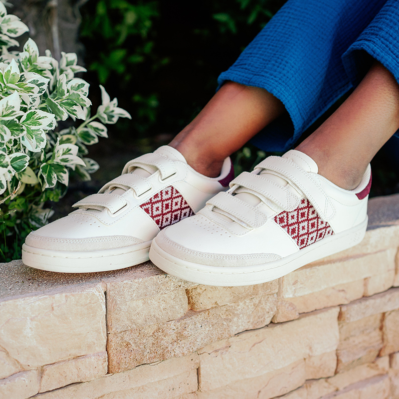 Basket à scratch en cuir - N’go 6