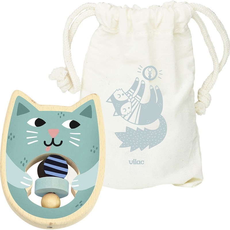 Hochet Cat - Michèle Carlslund - Fabriqué en France 4