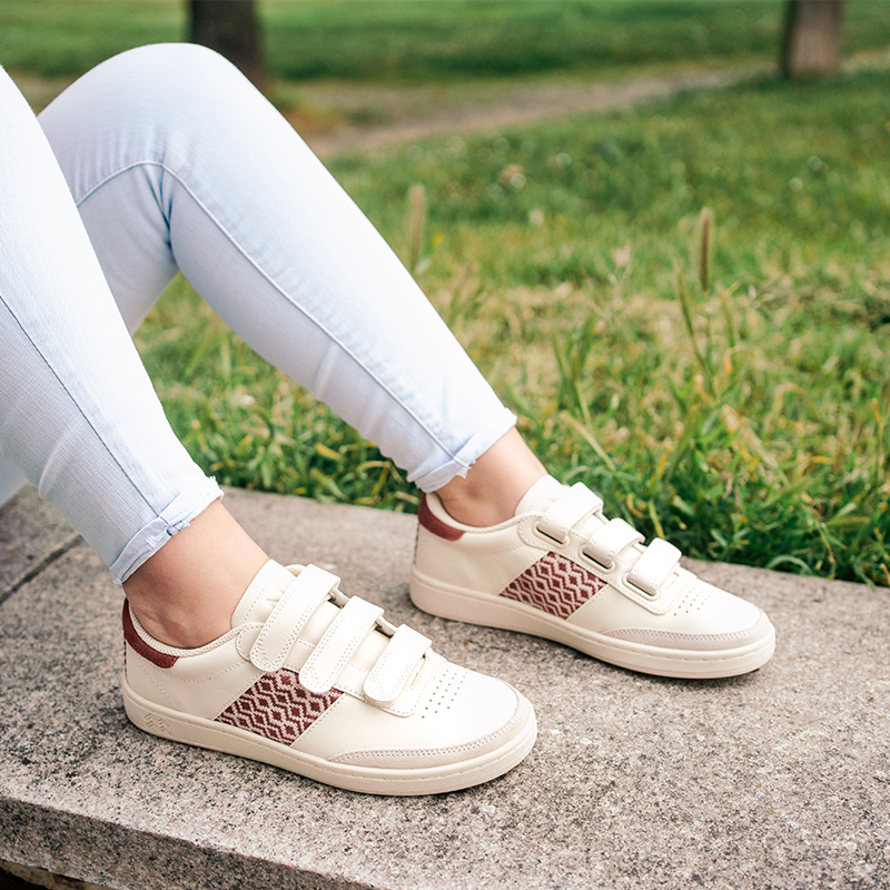 Basket à scratch en cuir - N’go 6