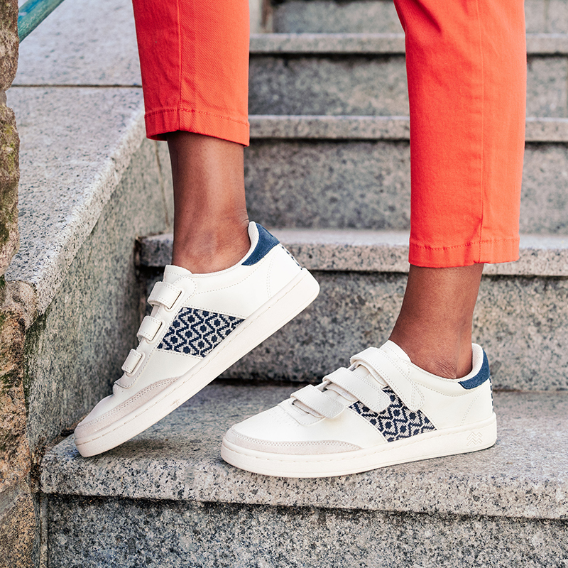 Basket à scratch en cuir - N’go 8