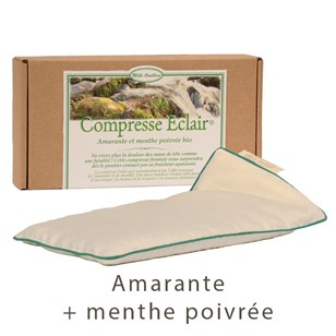 Compresse éclair à l'amarante et menthe poivrée - Migraines & céphalées