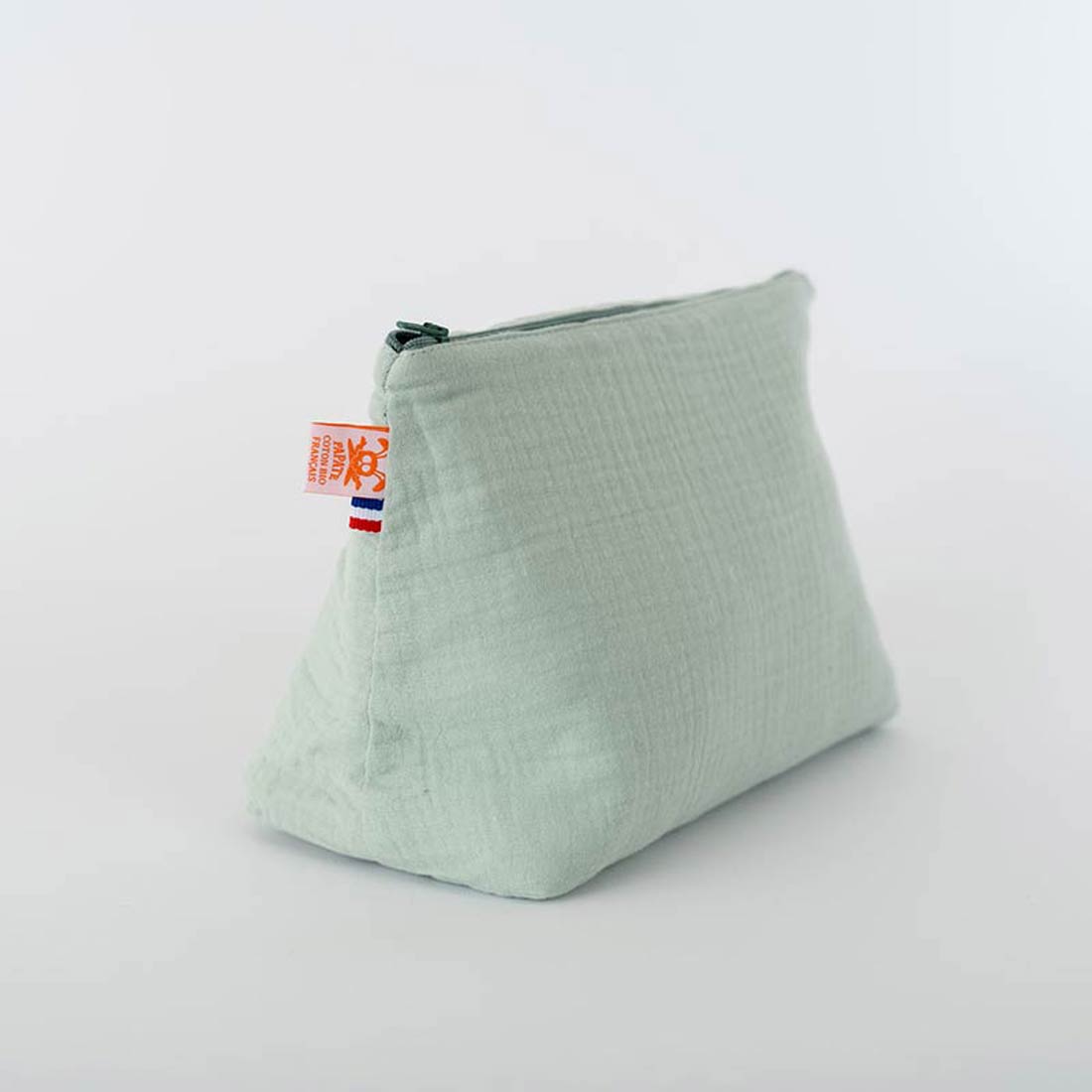 Trousse de Toilette en Coton Bio Vert 4