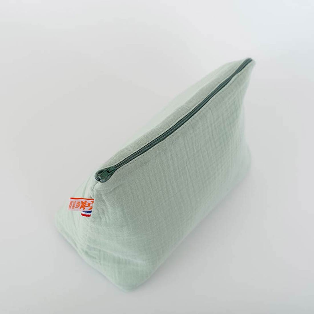 Trousse de Toilette en Coton Bio Vert 7