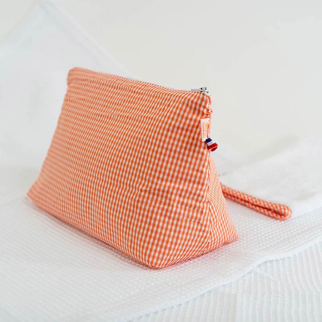 Trousse de Toilette en Coton Bio Vichy 4