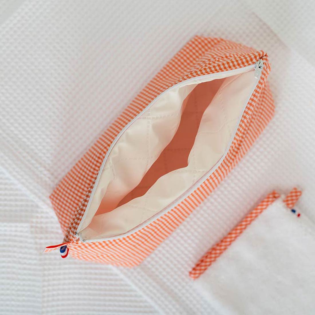 Trousse de Toilette en Coton Bio Vichy 5