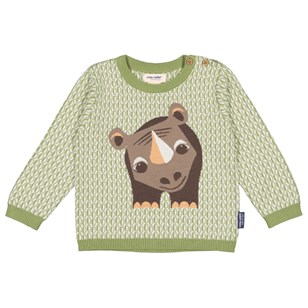 Pull tricot manches longues - RHINOCÉROS 2 à 8 ans
