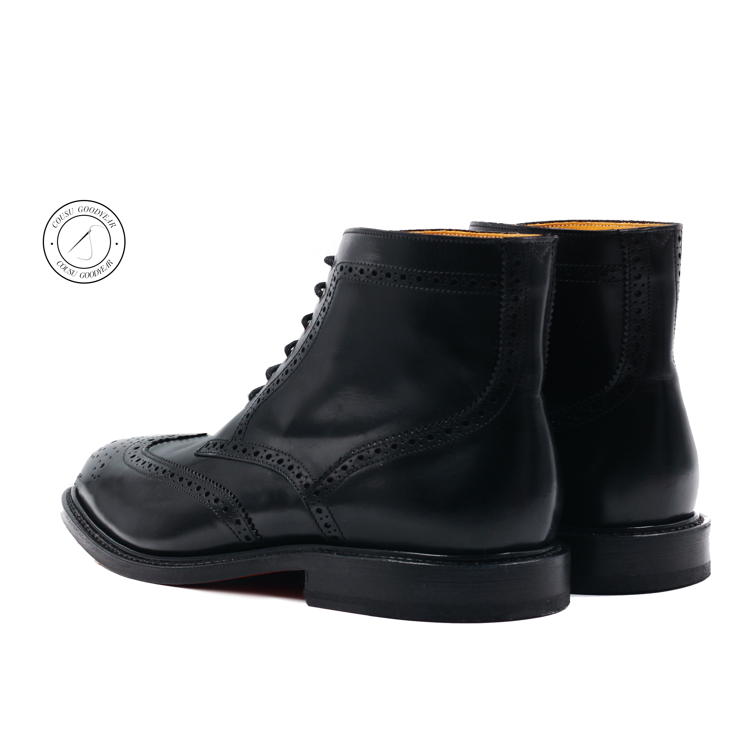 Boots cousu Goodyear homme cuir noir JULES JENN Dream Act