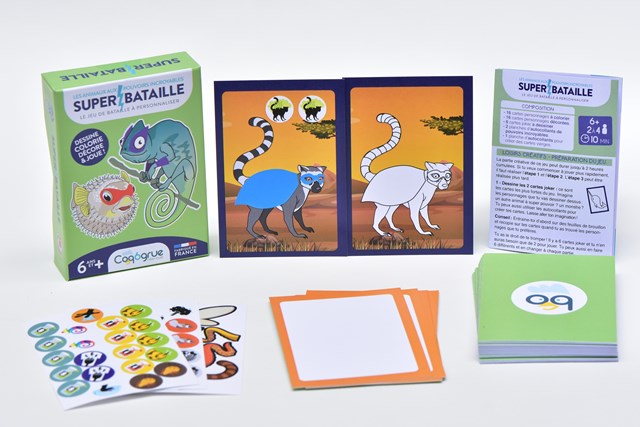 Super Bataille le jeu de bataille créatif à personnaliser made in France