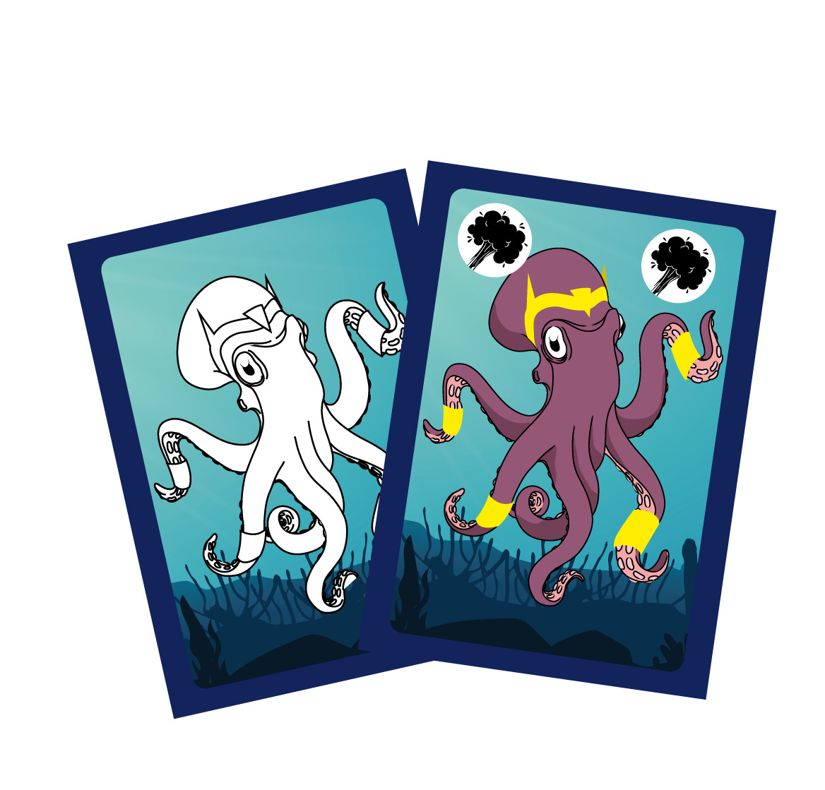 Super Bataille le jeu de bataille créatif à personnaliser avec des cartes à colorier et à dessiner