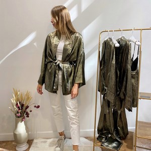 Alicia - Kimono court or noir 