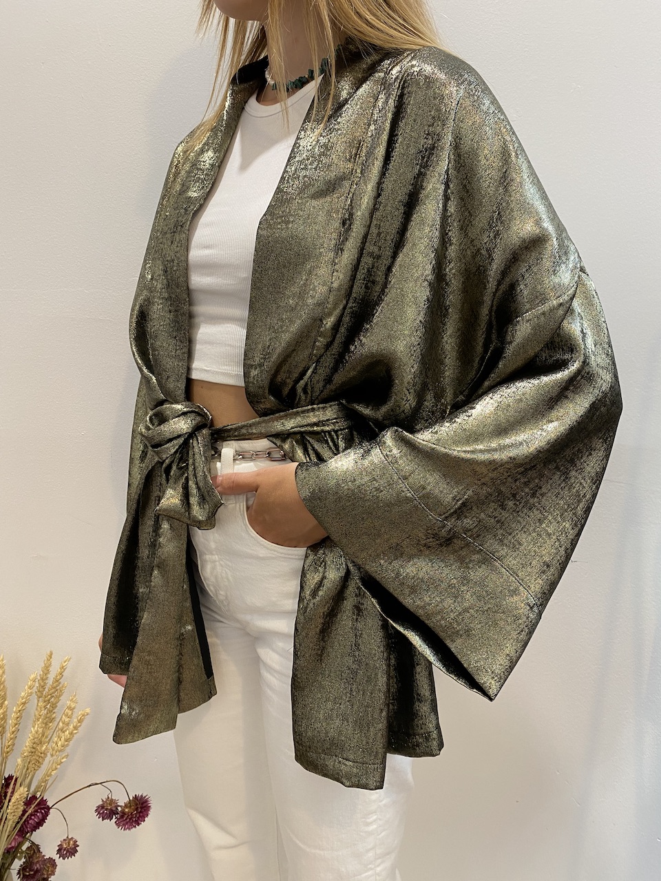 Alicia - Kimono court or noir  4