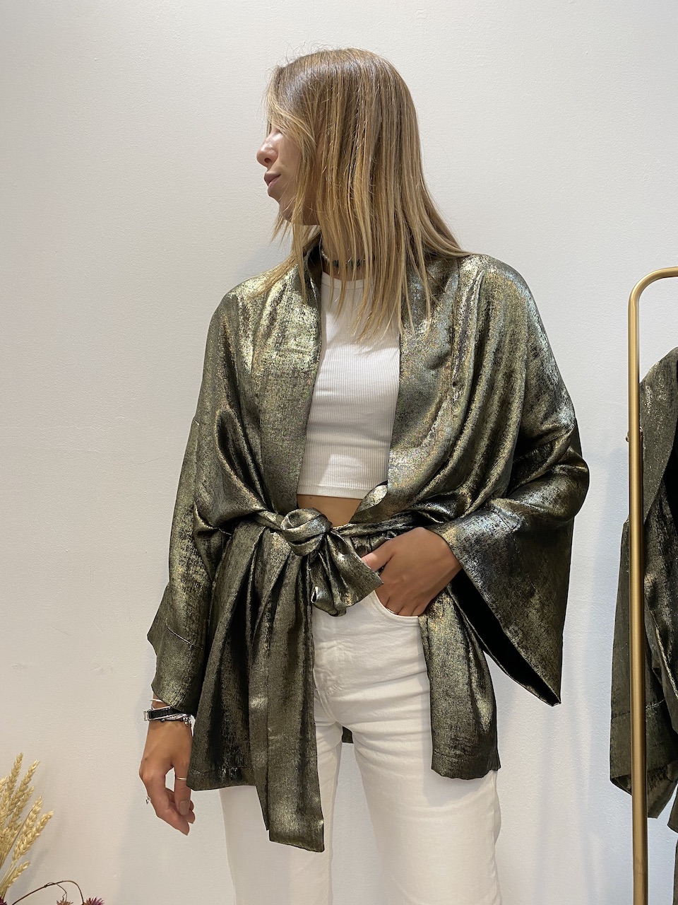 Alicia - Kimono court or noir  5