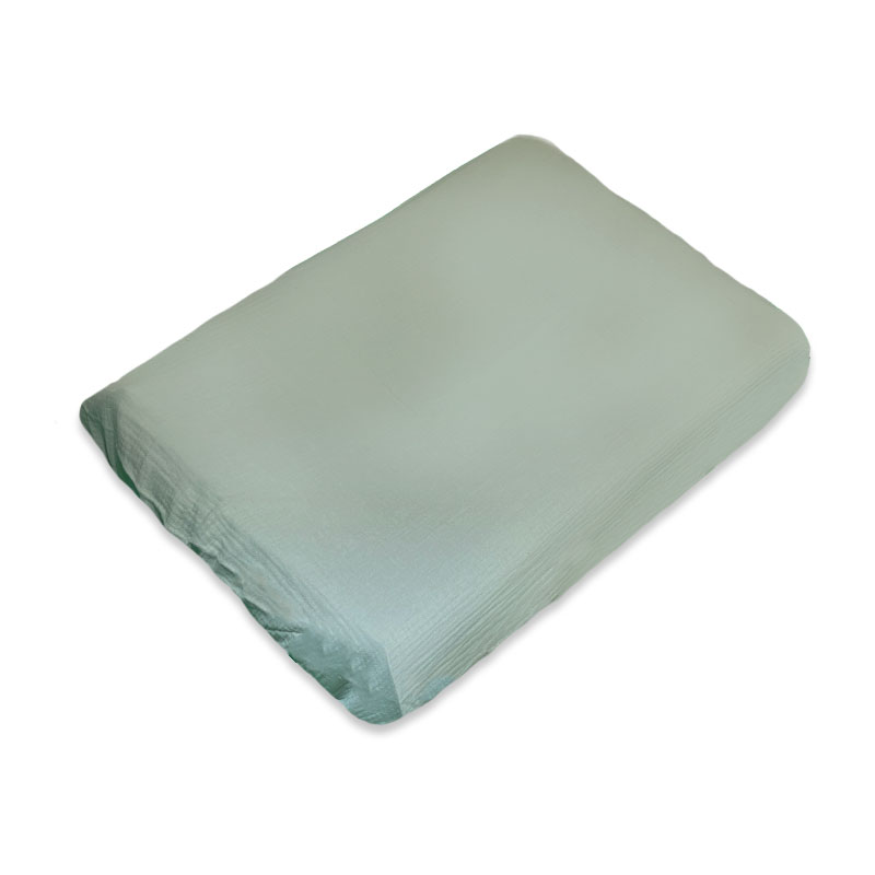 Housse de Matelas à Langer en Coton Bio Vert 2