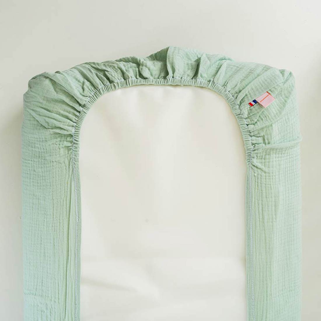 Housse de Matelas à Langer en Coton Bio Vert 4