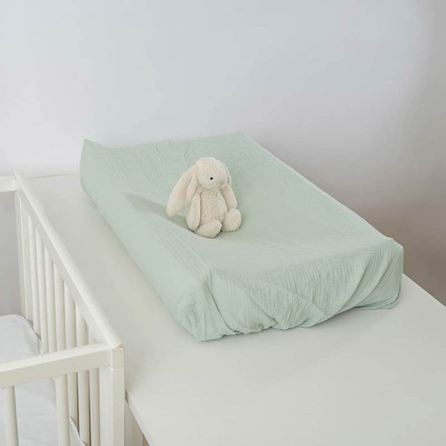 Housse de Matelas à Langer en Coton Bio Vert 3