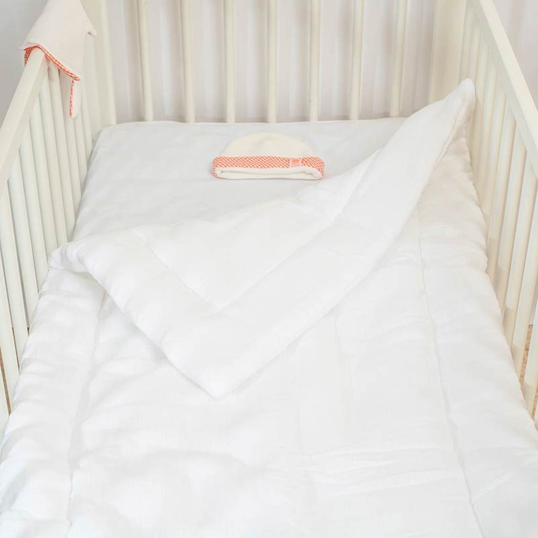 Edredon en Coton Bio Blanc 4