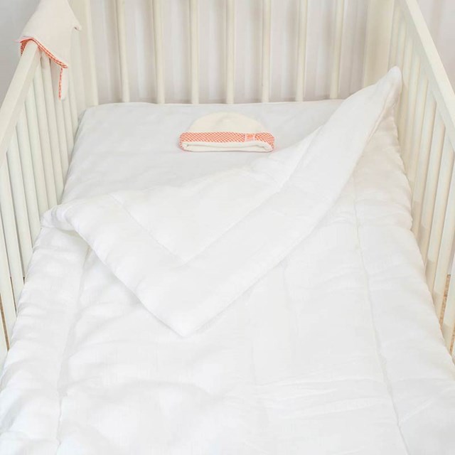 Edredon en Coton Bio Blanc 4