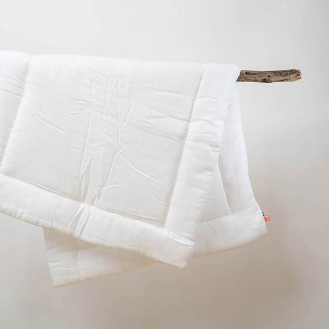Edredon en Coton Bio Blanc 5