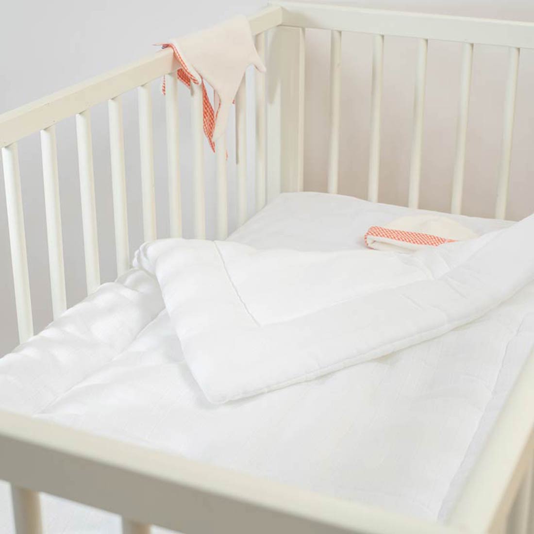 Edredon en Coton Bio Blanc 7