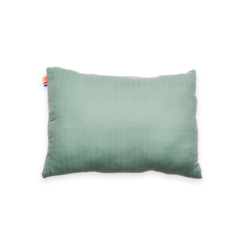 Coussin Rectangle en Coton Bio Vert 5