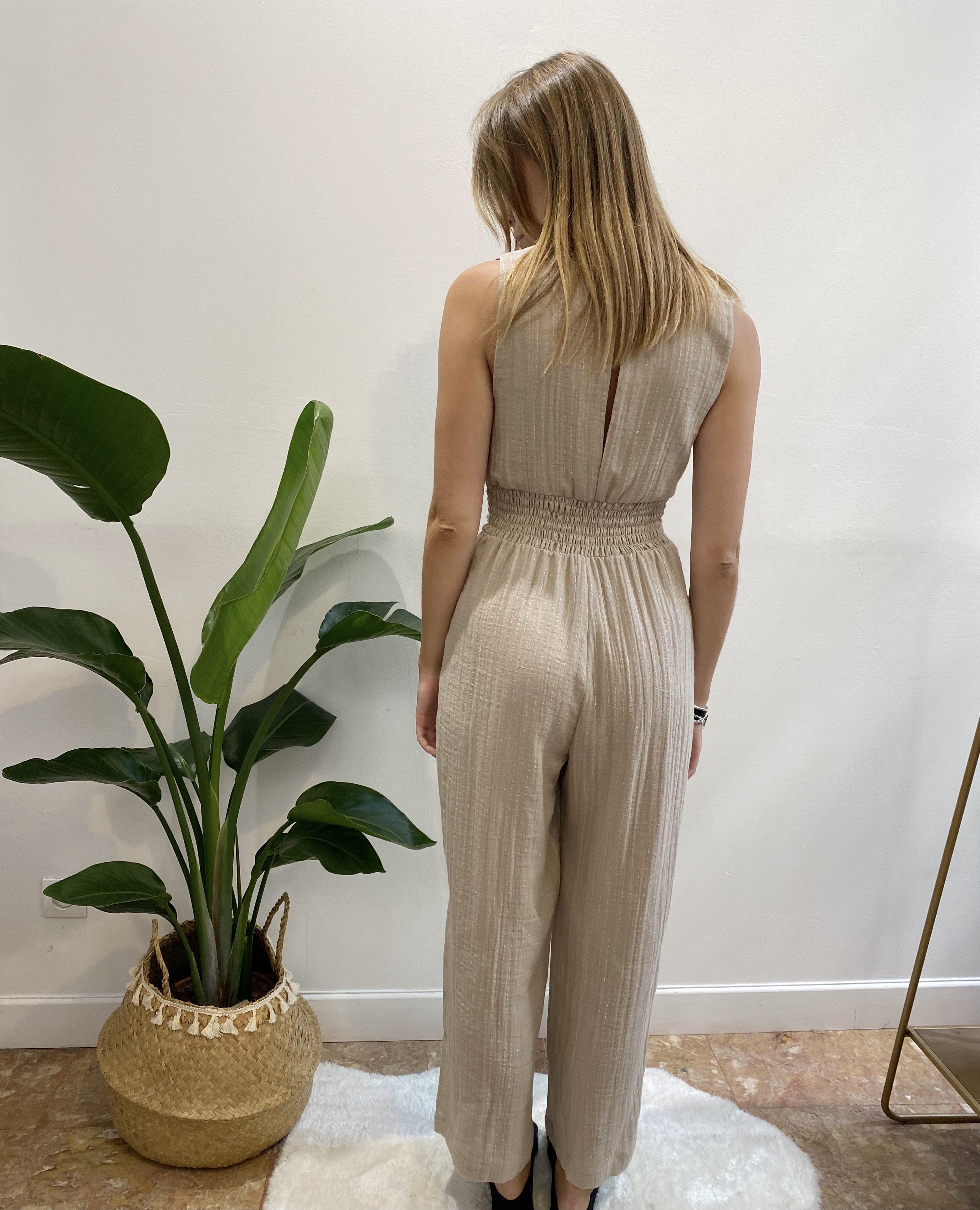 Marilyn - Combinaison beige  5