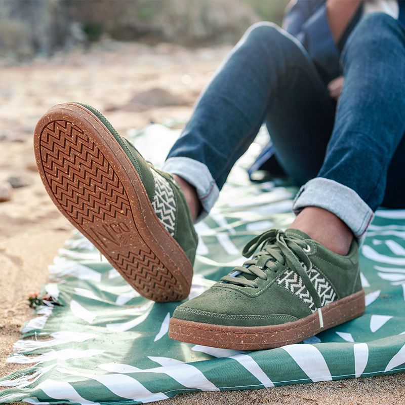 Basket rétro en daim - N’go 6