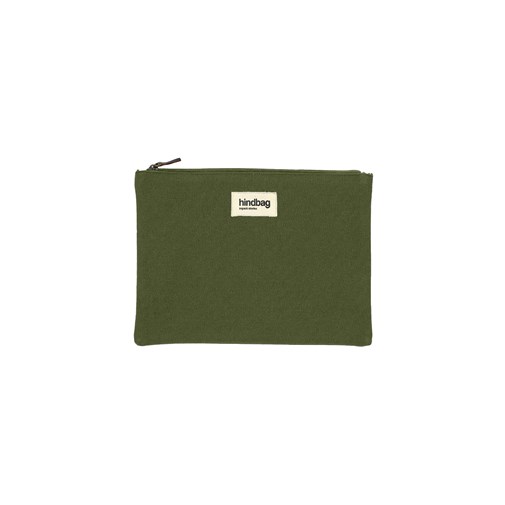 Pochette EMA, vert olive, coton bio