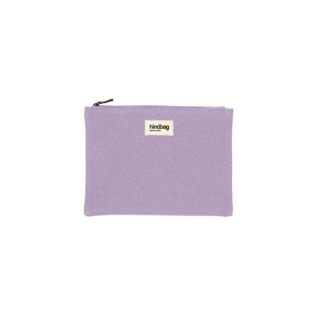 Pochette EMA, lilas, coton bio 2