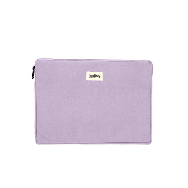 Housse d'ordinateur AVA, lilas, coton bio 2