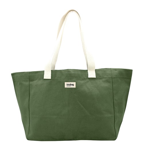 Sac cabas CLAUDE, olive, coton bio