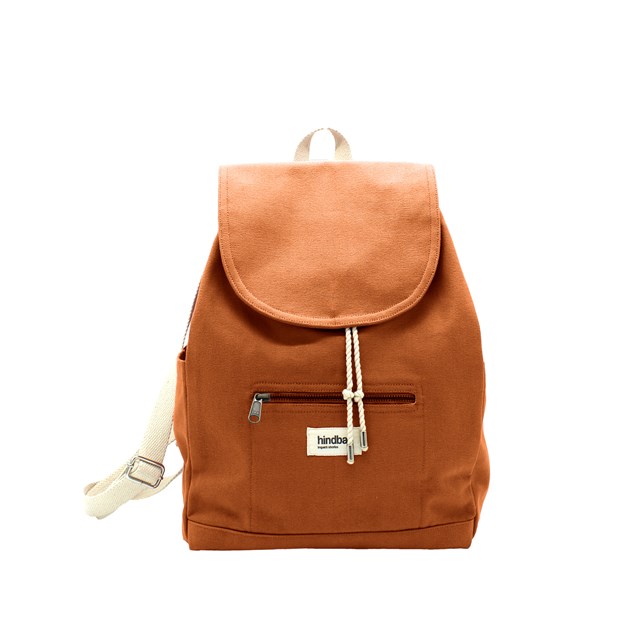 Sac à dos ELIOT, sienne, coton bio 2