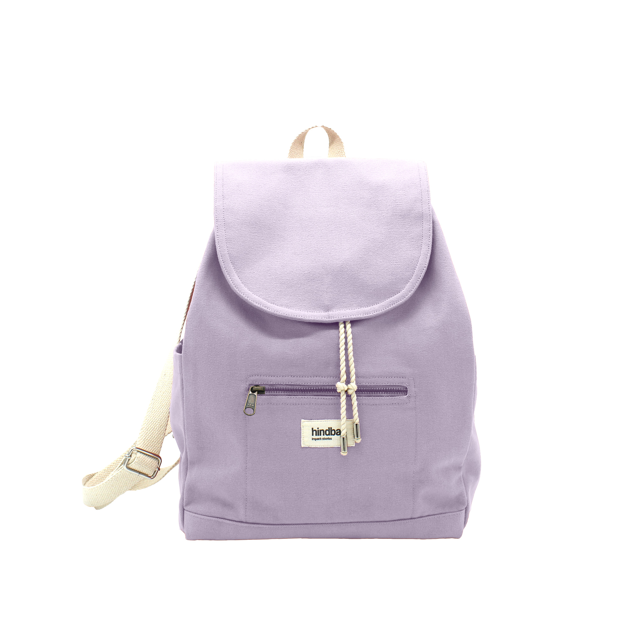 Sac à dos ELIOT, lilas, coton bio 2