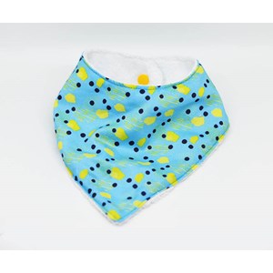 Bavoir bandana - Coton biologique et éponge de bambou