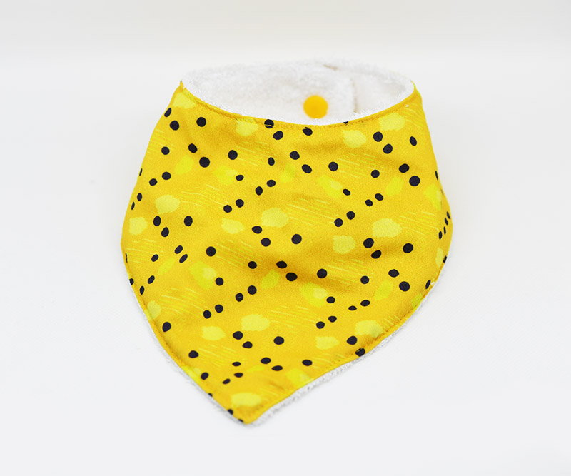 bavoir bandana coton bio fait en france