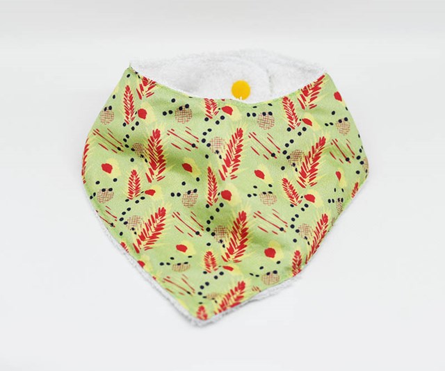 bavoir bandana coton bio kajiji