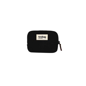 Porte-monnaie LILI, noir, coton bio