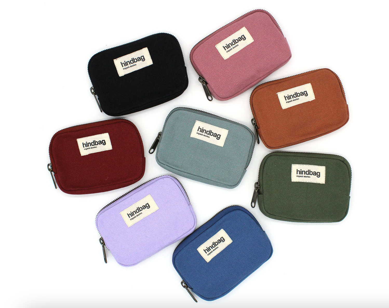 Porte-monnaie LILI, noir, coton bio 3