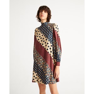 Robe imprimé PATCHWORK FLORE de Thinking MU