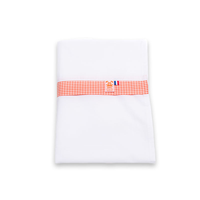 Draps Plat en Coton Bio Blanc 5