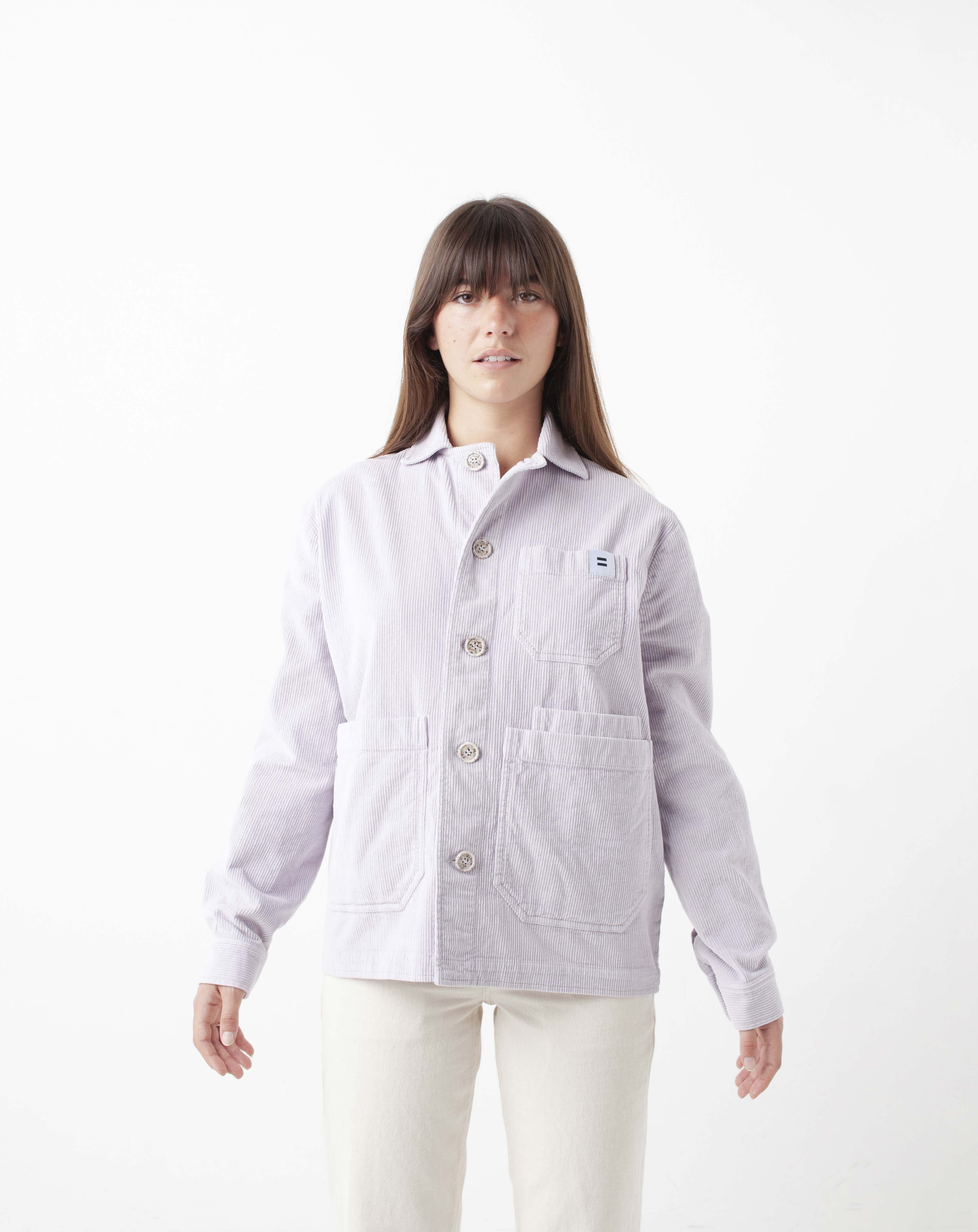 LA VESTE CÔTELÉ - LILA 4